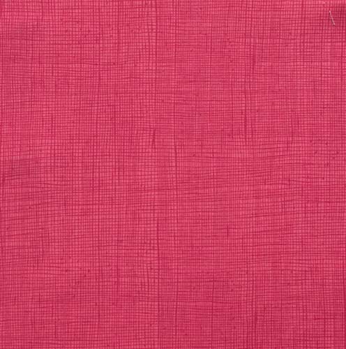 Heath - Rose Pink - dark cross hatch on bright pink