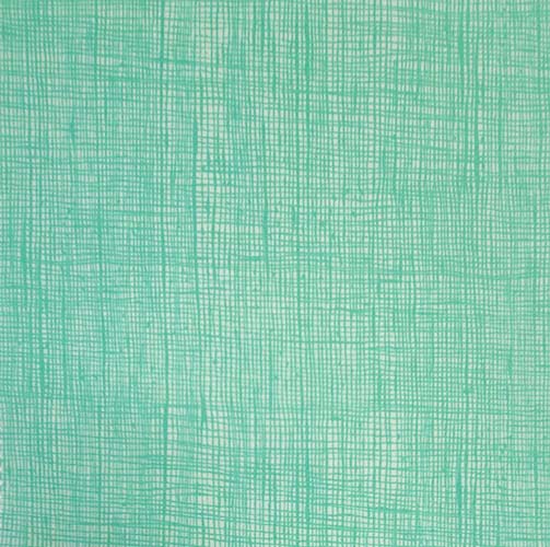 Heath - Light Aqua - Dark aqua screen print on light aqua, tonal