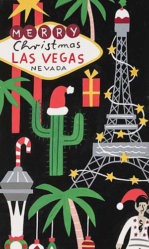 Viva Vegas Holiday - vegas christmas icons