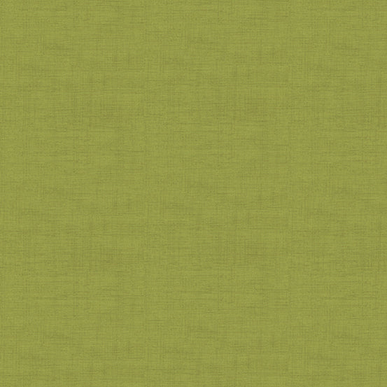 Linen Texture - Moss -  Medium Green -  Makower UK (Heartwood)