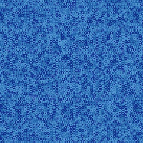 Mollys Magic - Fairy Rings - Hyacinth - shades of blue dots & rings