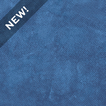 Dimples - Lake - Medium Blue on Blue