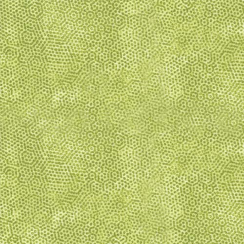 Dimples - Sprig - Light Olive Dots on Very Light Green