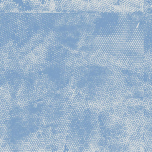 Dimples - Promise - Silver Metallic on Blue