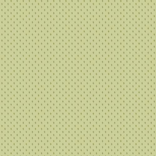 Fleur Nouveau - Ikat - Green small green design on green