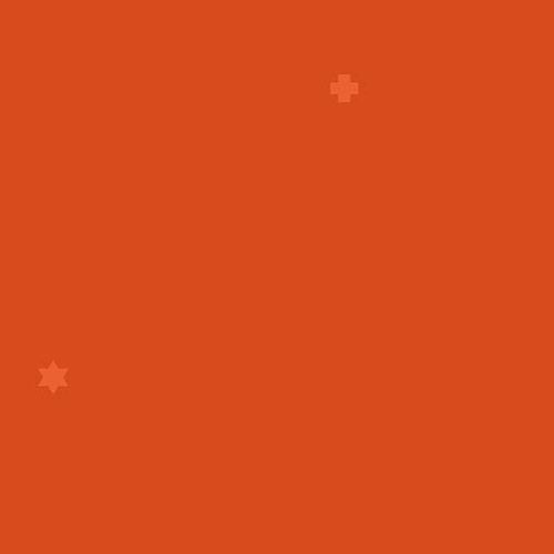 Insignia 2018 - Rocket - Burnt Orange-Tone on Tone Scattered Symbols by A