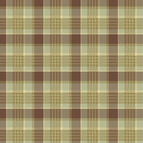 Practical Magic - Oxford - Moss - green and brown plaid - Laundry Basket Quilts