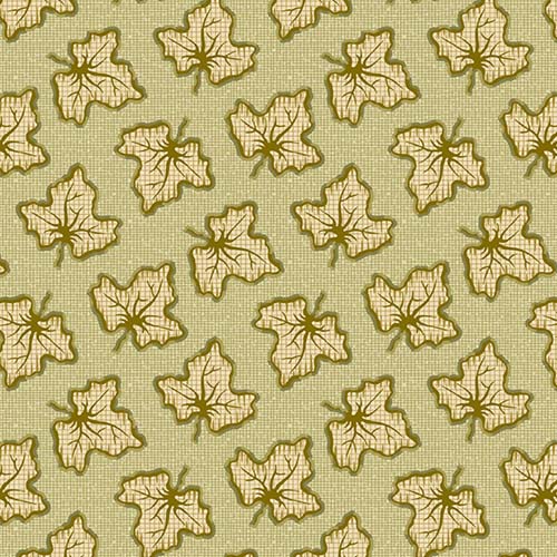 Practical Magic - Needlepoint- Sage - tossed leaves - Laundry Basket Quilts