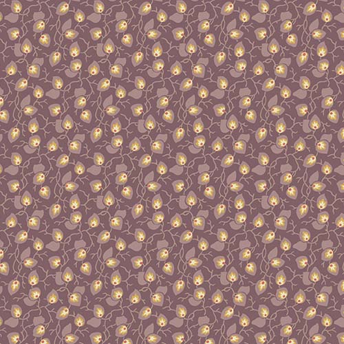 Practical Magic - Vine - Lilac - purple leaves/vines - Laundry Basket Quilts