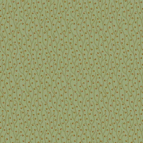 Practical Magic - Spring Sprouts - Bay Leaf - sprouts on green - Laundry Basket