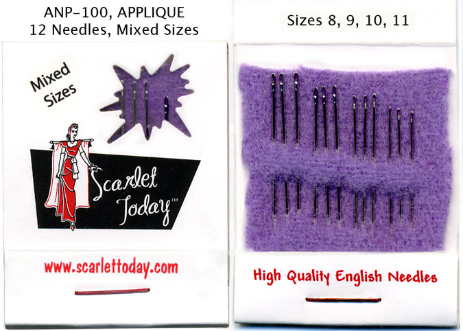 Scarlet Today Matchbook Applique Mix