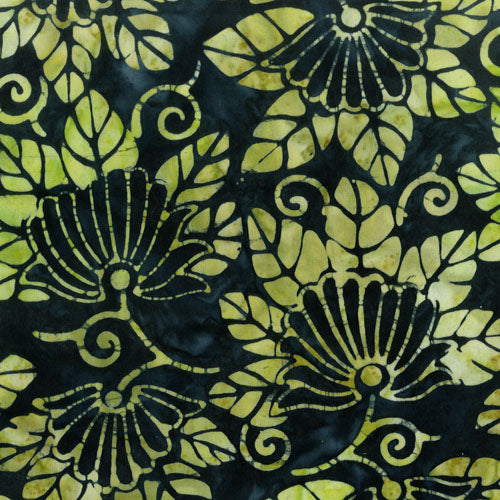 Art Inspired Batik - Dark Green-Inspired by Claude Monet's "The Water Lily