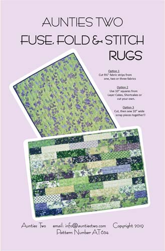 Aunties Two Patterns - Fuse, Fold & Stitch Rugs - AT634