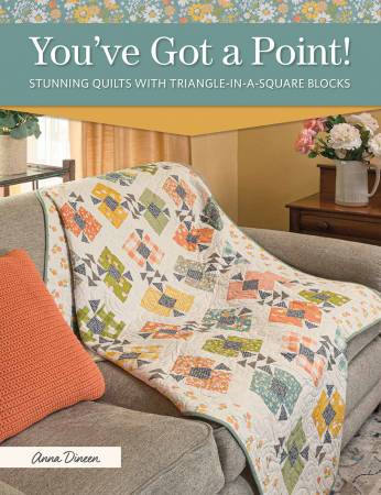 You've Got A Point - stunningquilts w/ triangle in a square blocks -Anna Dineen