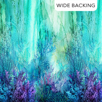 108" Wide Back - Coral Reef - multi