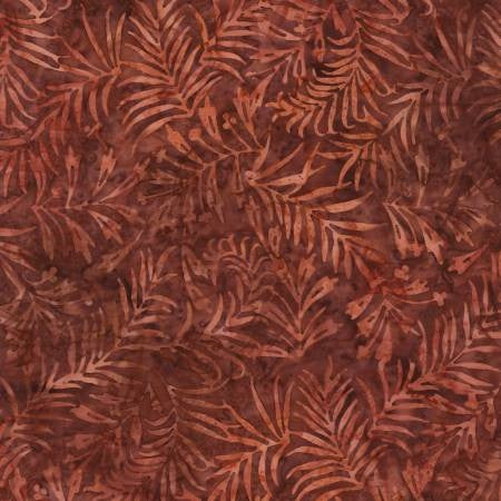 Natures Lodge Batik-Rust -Spruce Needles Batik From Wing and A Prayer