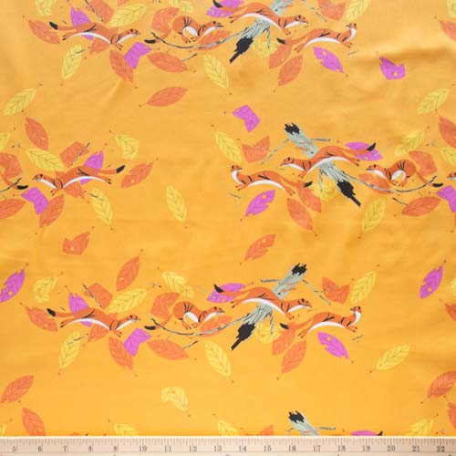Nurture Vol.2 - Martens - by Charley Harper - martens on yellow orange