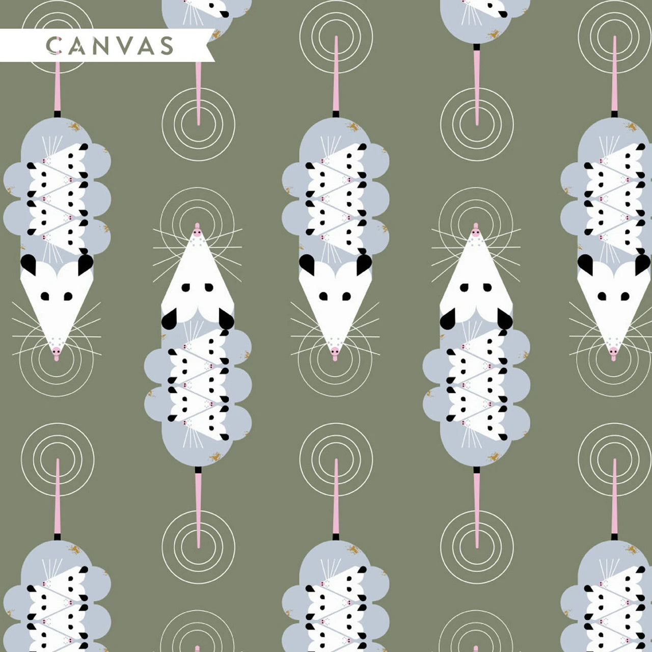 Iconic Vol.2 - Passel of Possums - Sage - CANVAS