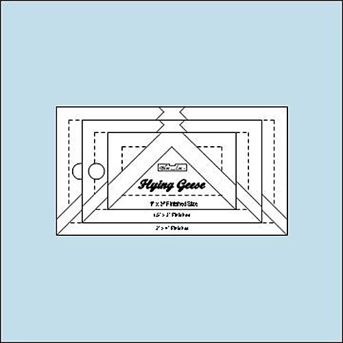 Set #6 Flying Geese Bloc Loc1x2, 1.5x3, 2x4