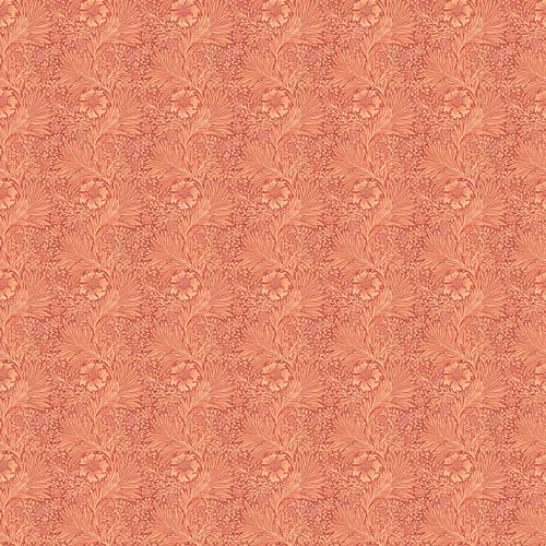 Sophisticats - Damask - Peach - floral tonal - inspired by William Morris