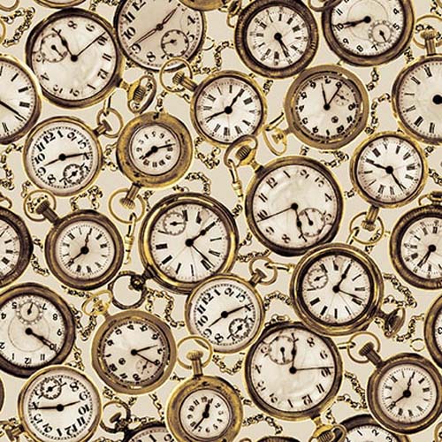 On the Right Track - Watches -Cream - packed pocket watches