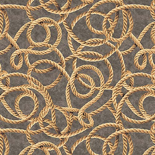 Cowboy Culture - Rope - Gray - twisted ropes on gray