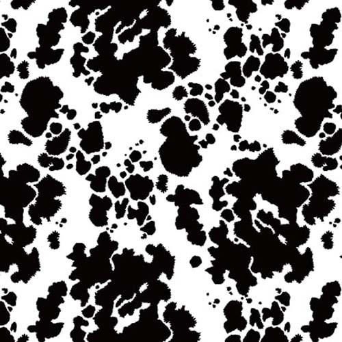 Paradox II - Cow Skin - White - Black cow spots on white