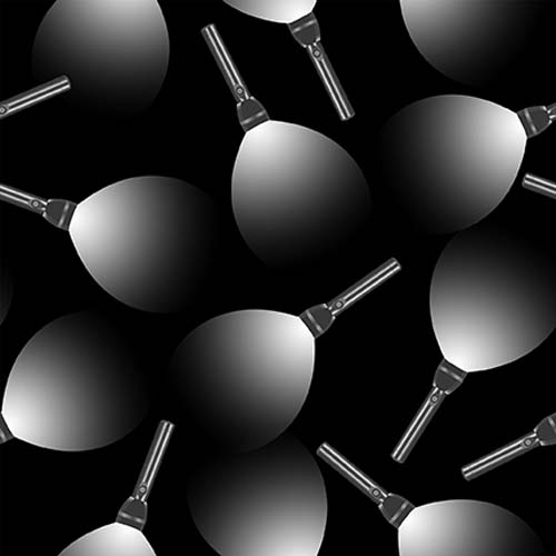 Let's Glow Crazy - Flashlights - Black - glow in the dark flashlights on black