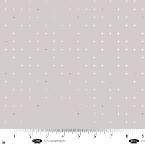 Sugar Dreams - Crosses & Naughts - Gray - +'s and o's on gray