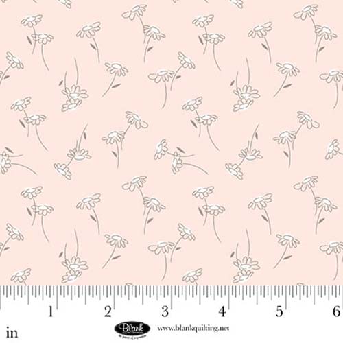 Sugar Dreams - Daisies - Blush - tossed daisies on peach