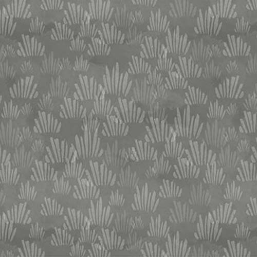 Petals & Pewter - Grass Texture - Gray - tone on tone grass on gray/green