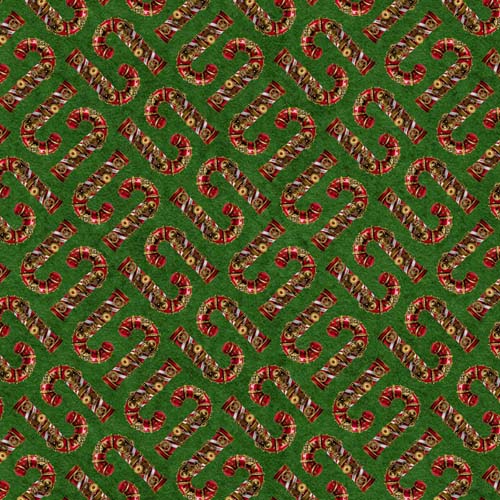 Gears & Garland - Steampunk Candy Canes - Green