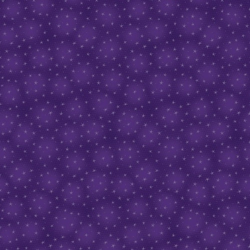 Starlet - Stars - Purple - Tiny stars on purple