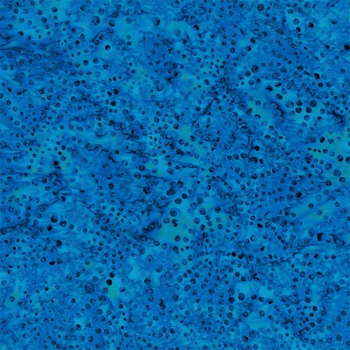 Batik - Quilter's Guide to the Galaxy - Turquoise- yellow, green & purple design