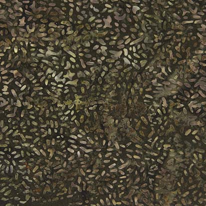 Ketan Batik - Mixer - Browns -Tossed Small Light Tan Petals on Brown From Bany