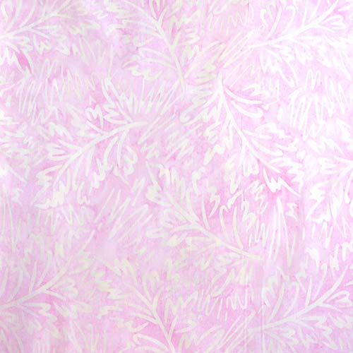 Batik - Scribbles - Sketched Foliage -Lilac - white foliage on lt. purple