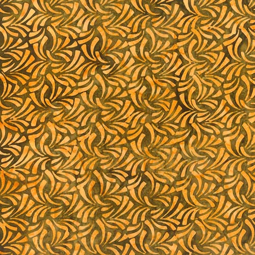 Batik - Fragrant - Spring Time - Flavor - Ginger - orange on brown