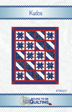 Kudos - quilt pattern - from Bound To Be Quilting BTBQ221