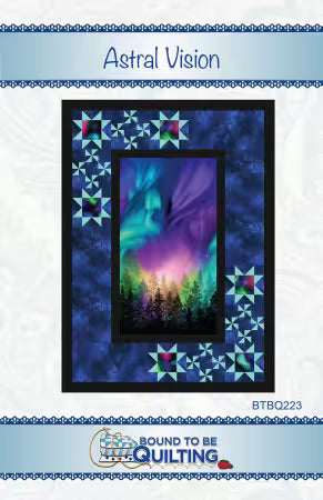 Astral Vision - 50x68 quilt -  uses a panel - by Bound to be Quilting BTBQ223