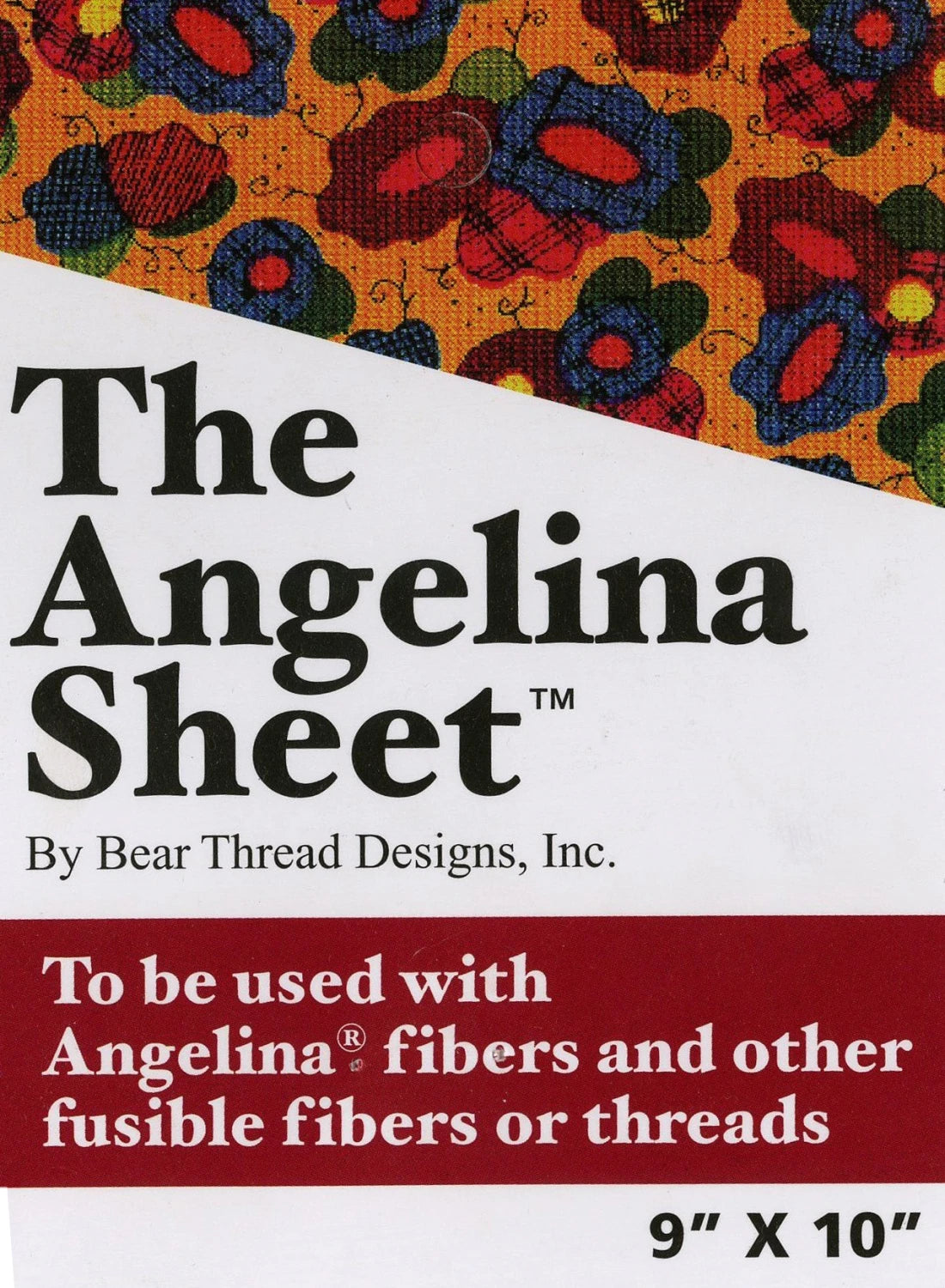 The Angelina Sheet - 9 x 10 Rolled Pressing Sheet Bear Thread BT204
