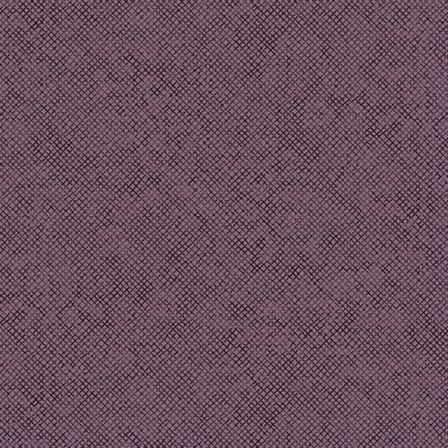 Whisper Weave Too - Plum - dusty purple crosshatch texture