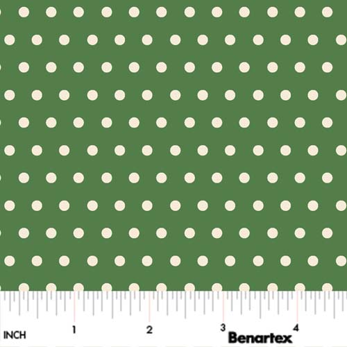 2025 KSNE - Farmland -Little Dots - Green - white dots on green