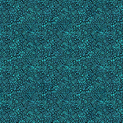 Pebble Mosaic - Dark Teal - - teal pebble mosaic