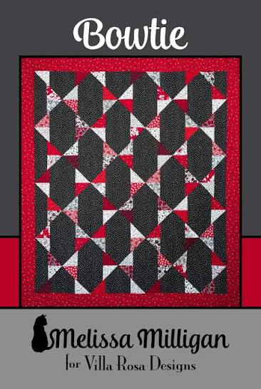 Bowtie - Villa Rosa Designs - Melissa Milligan - uses fat quarters - 56 x 64