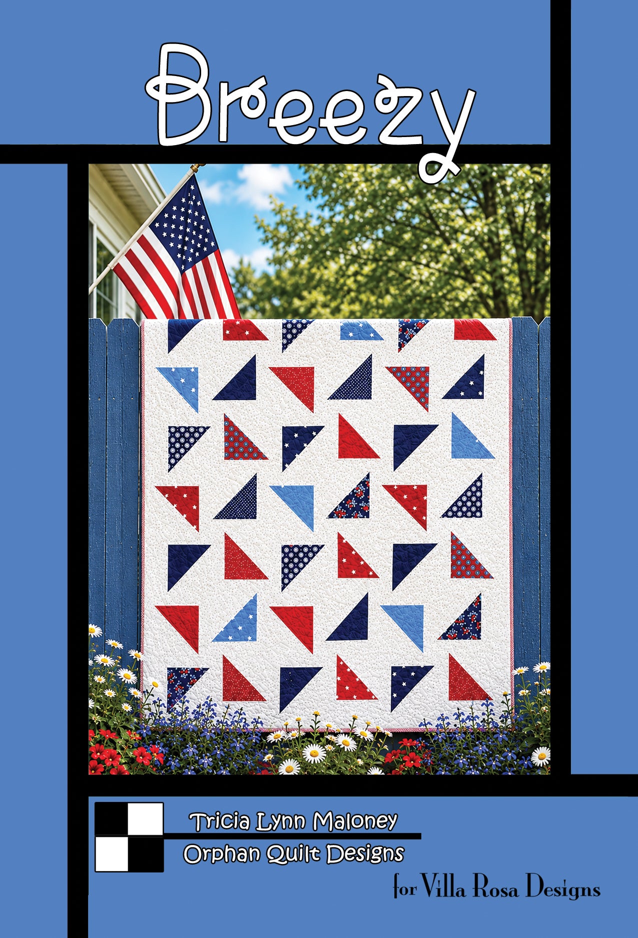 Breezy quilt pattern - by Tricia Lynn Maloney Villa Rosa Designs