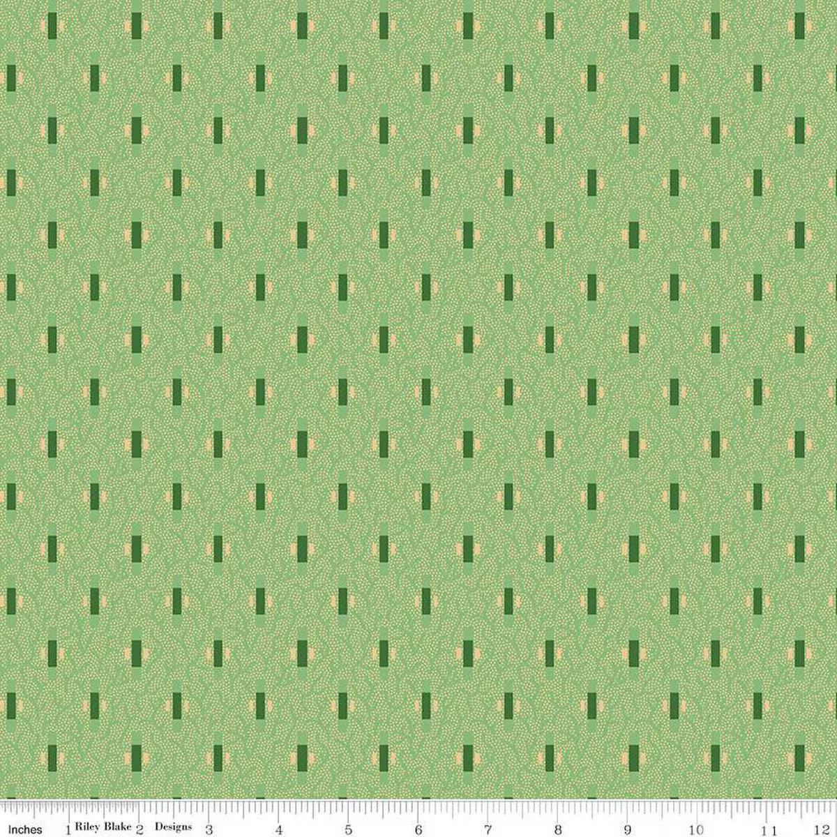 Vera's Garden - Dashes - Green