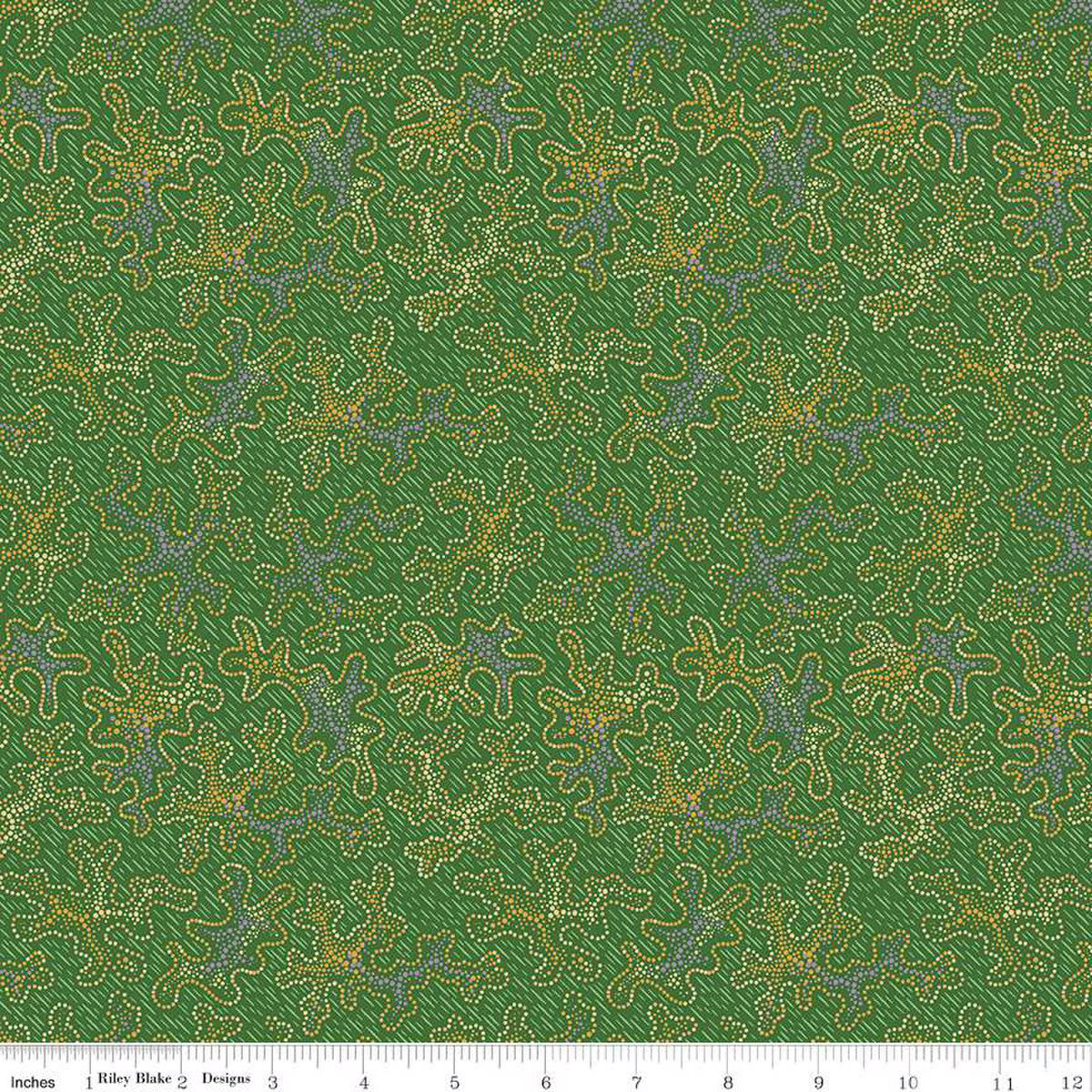 Vera's Garden - Vera's dot art - Green