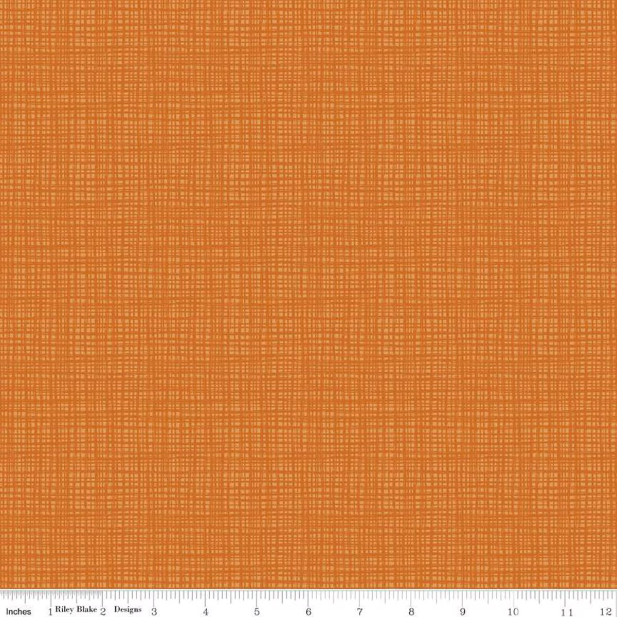 Texture in Color - Pumpkin - dark orange crosshatch on orange