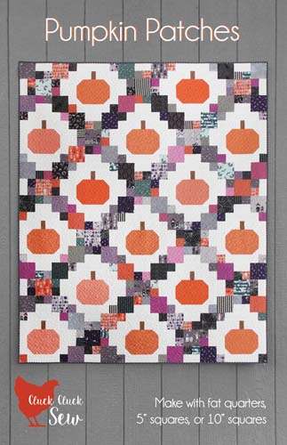 Pumpkin patches - 60 x 72- quilt by Cluck Cluck Sew