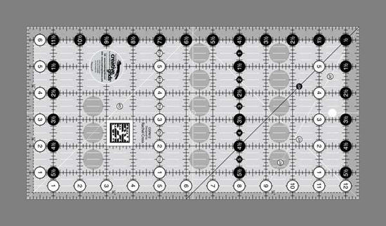 Creative Grids - Non-slip rectangle ruler - 6.5x12.5 in - CGR612
